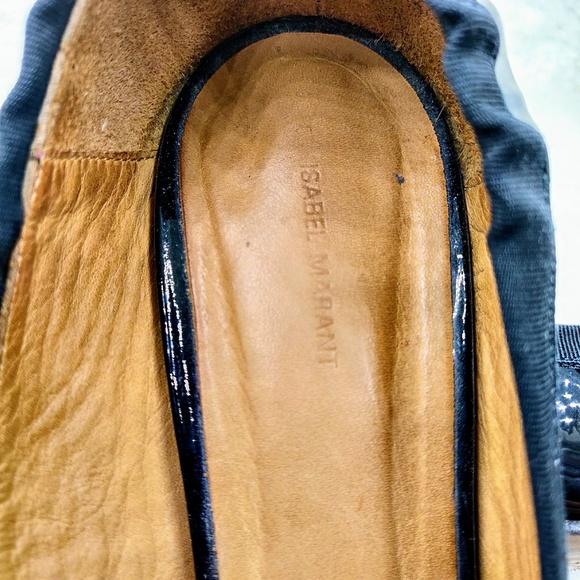 ISABEL MARANT Patent Leather Round Toe Pumps 40 - Picture 5 of 8